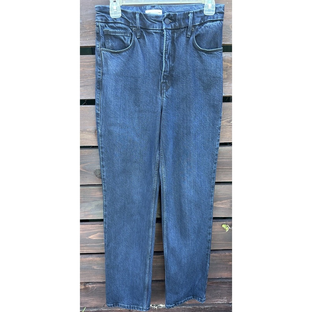 *Good American Good Heritage Icon The Straight Leg Jeans High Waist Indigo 6/28